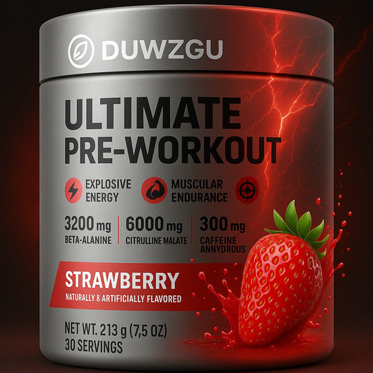 Exercise Supplement Caffeine Strawberry Flavor