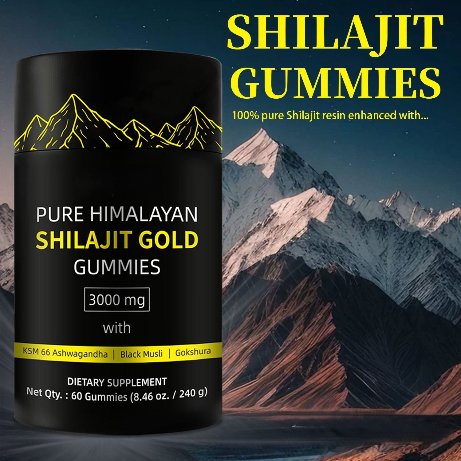 Shilajit Gummy Platinum