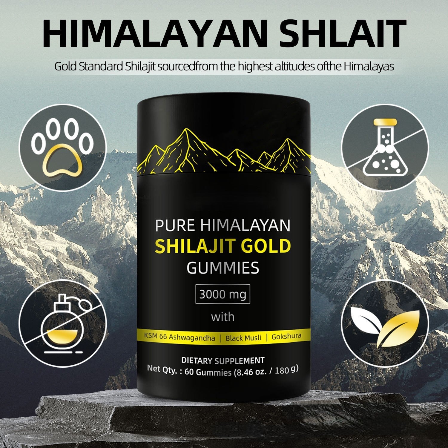 Shilajit Gummy Platinum