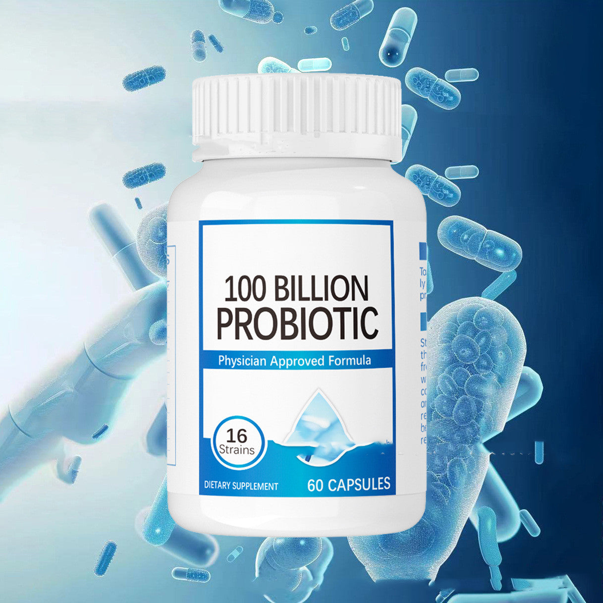 100 Billion Probiotics Body Care Supplement 60g