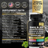 Shilajit Supplement with Ashwagandha 60 Capsules
