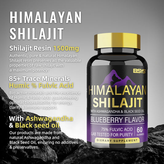 Himalayan Shilajit Gummies Blueberry Flavor
