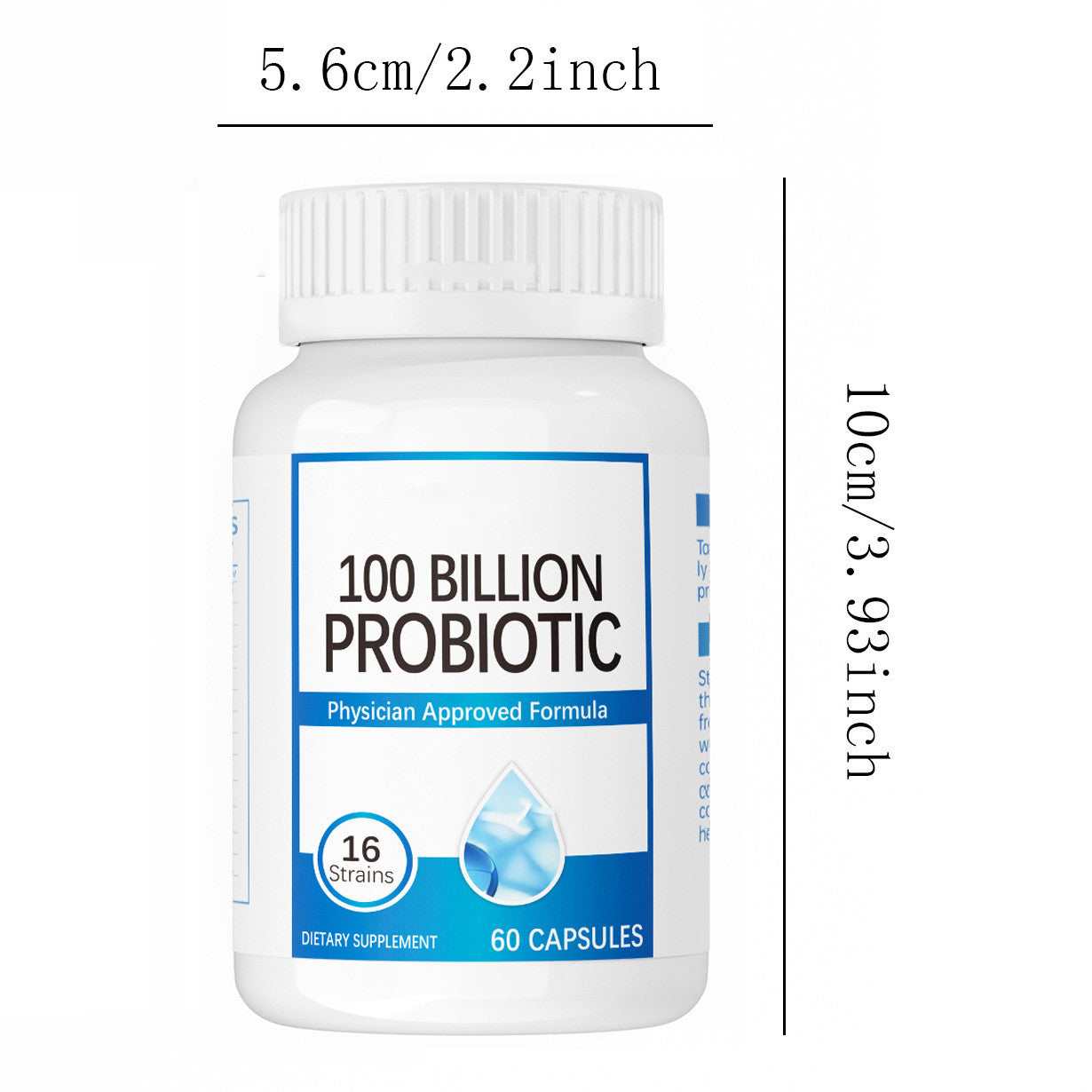 100 Billion Probiotics Body Care Supplement 60g