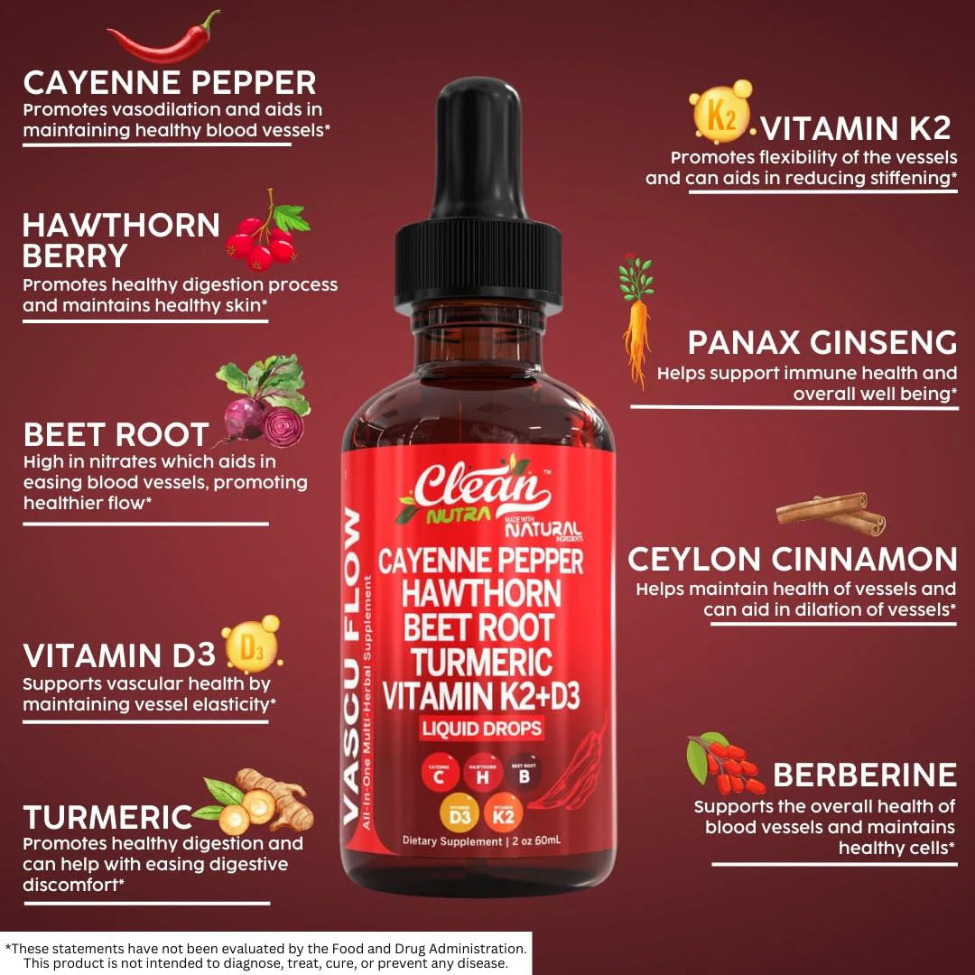 Beet Root Turmeric Vitamin K2 + D3 Liquid Drops