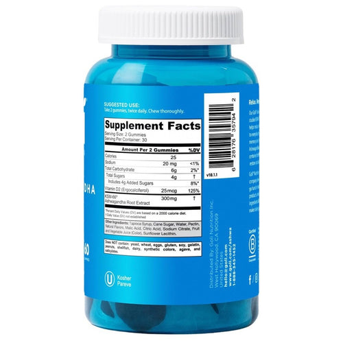 Ashwagandha & Vitamin D Gummy Supplement