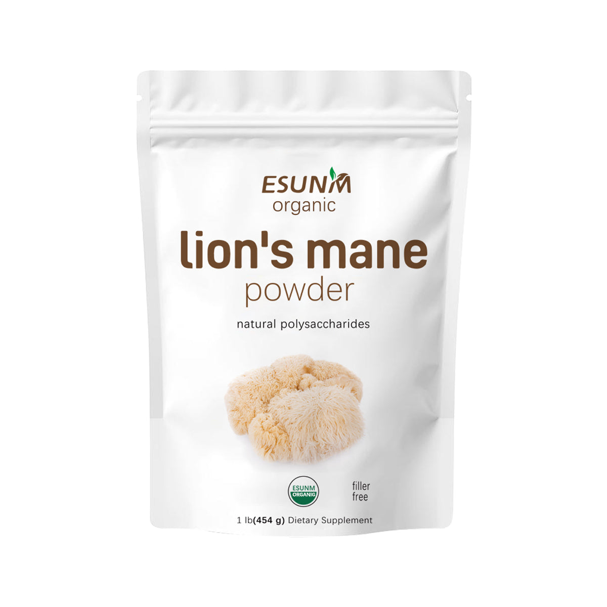 Organic Lion Bristle Mushroom Powder