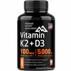Vitamin D3 K2 Calcium Supplement Capsules