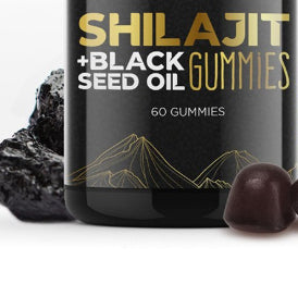 Shilajit + Black Seed Oil Gummies