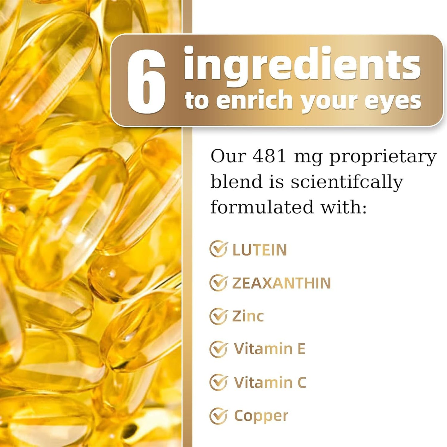 Lutein Beauty and Eye Care Vitamin Capsules