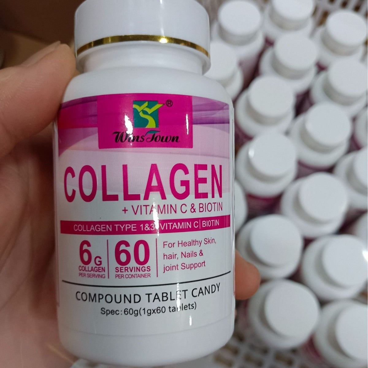 Collagen Vitamin C & Biotin Tablets