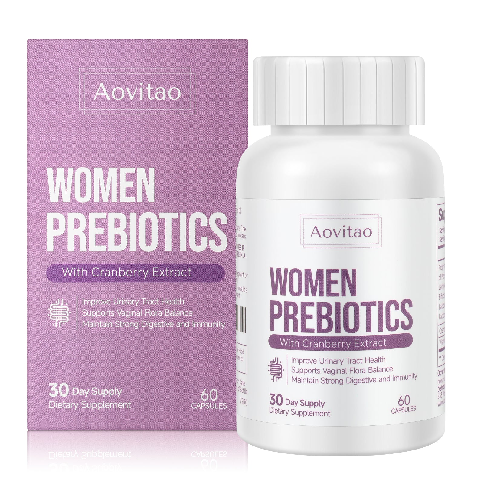 Vaginal Probiotics Women Ph Balance Pills 60 Billion CFU Capsules
