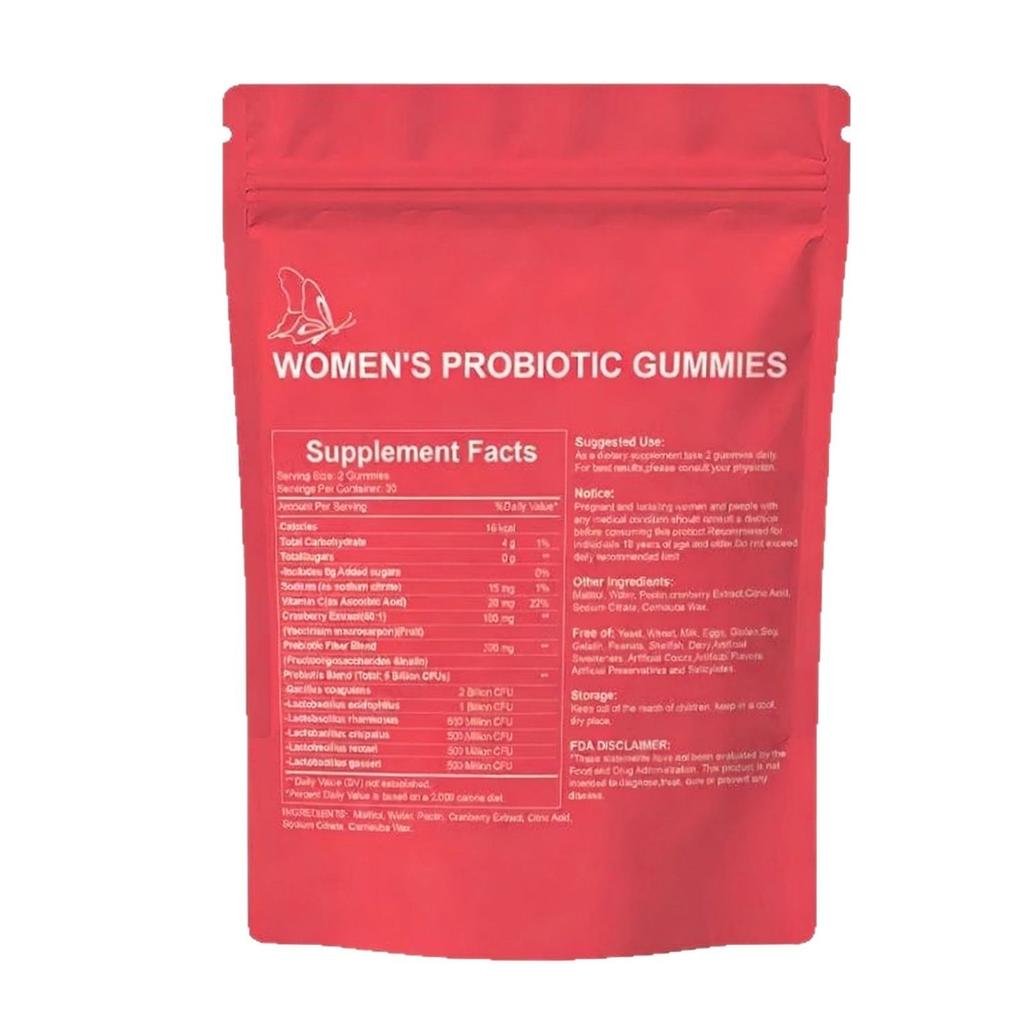 Women's Probiotics Gummies 5Billion CFU