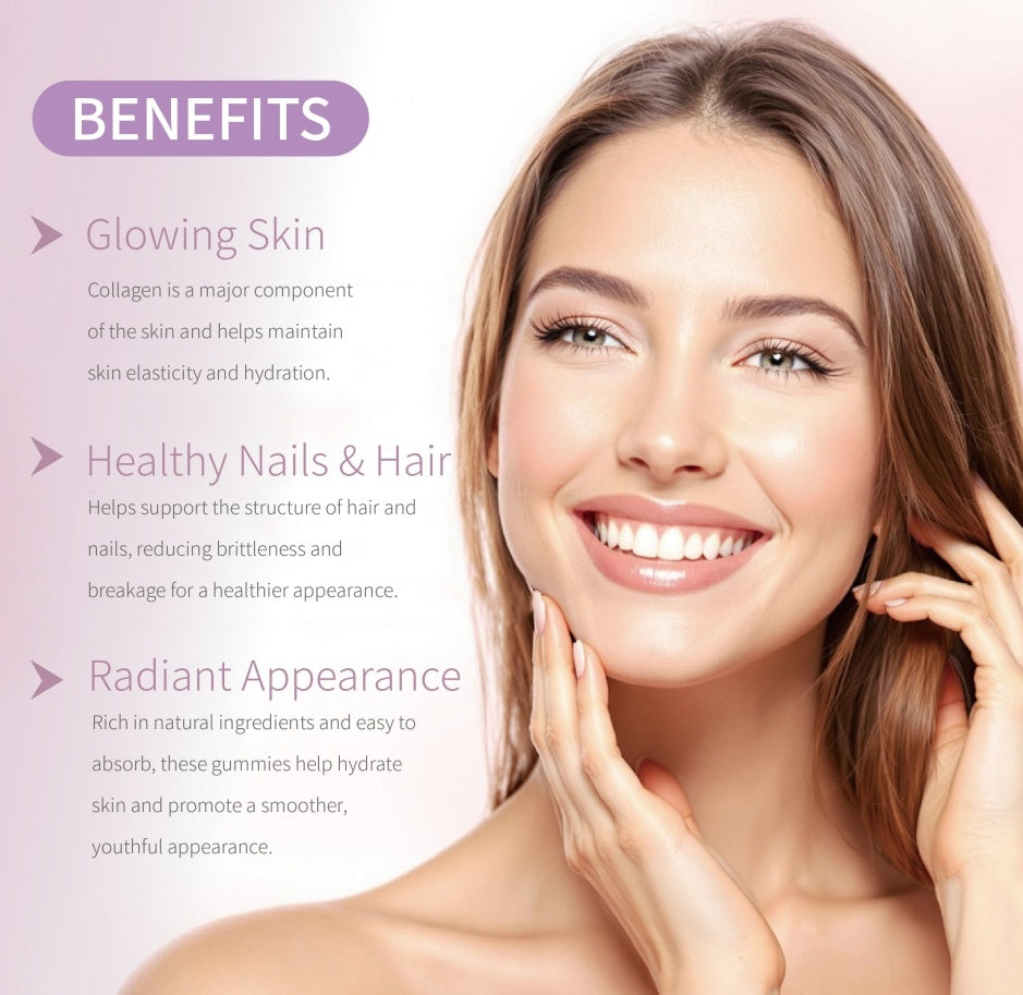 Glutathione Collagen Cherry Gummies