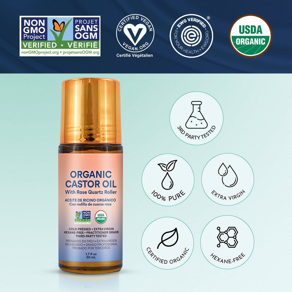 Organic Castor Oil Roll Coating Lotion