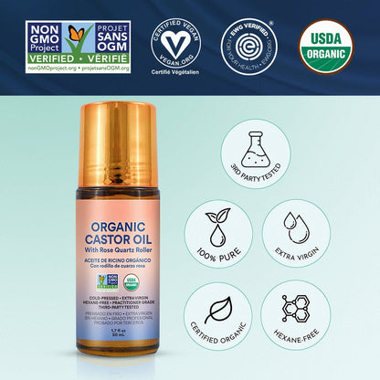 Organic Castor Oil Roll Coating Lotion