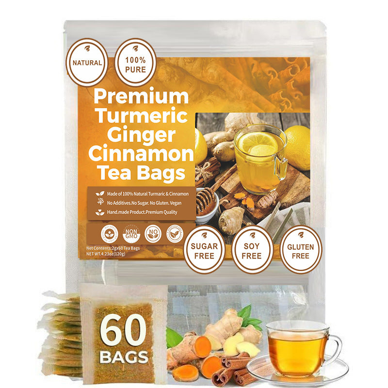 Premium Turmeric Ginger Cinnamon Tea Bags